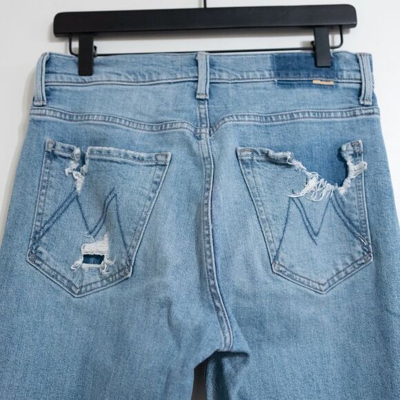 Mother Superior Denim Straight Leg Slay It With Flowers Hiker Hover Size 26 - Picture 9 of 10